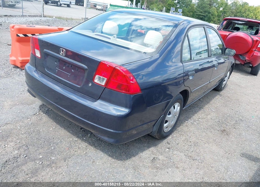 2004 HONDA CIVIC VP VIN: 2HGES16364H596421