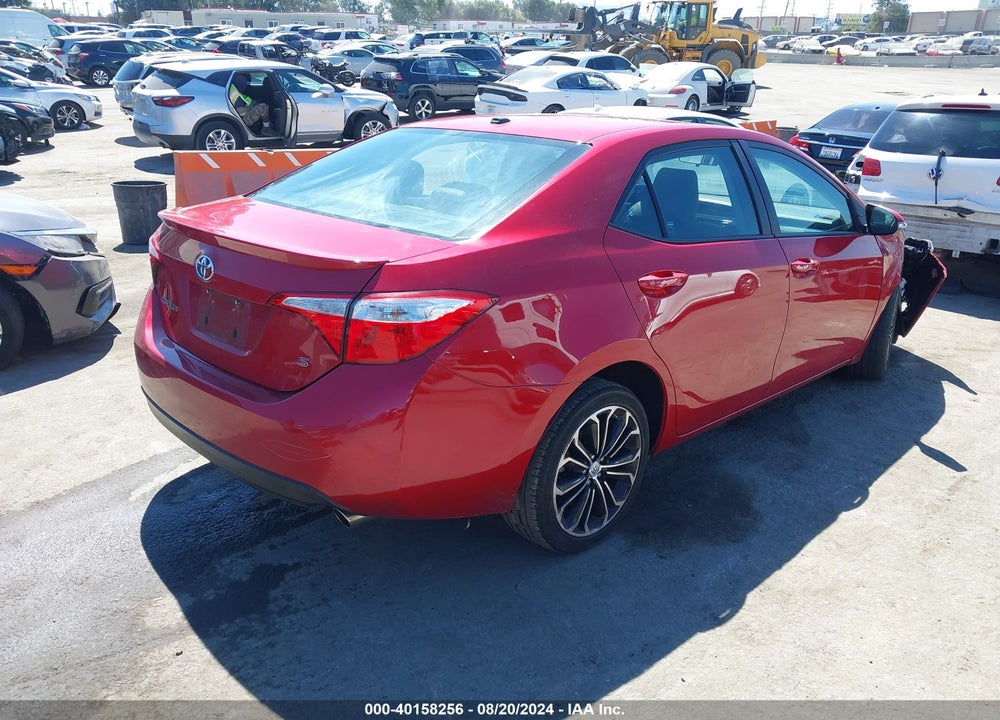 2016 TOYOTA COROLLA S PREMIUM VIN: 2T1BURHE5GC507218