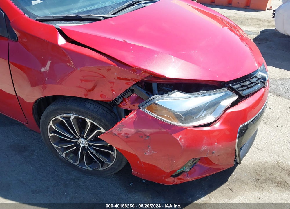 2016 TOYOTA COROLLA S PREMIUM VIN: 2T1BURHE5GC507218