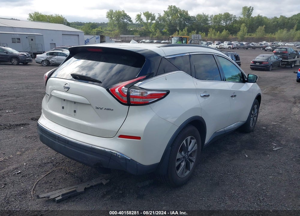 2015 NISSAN MURANO SV VIN: 5N1AZ2MH1FN281545