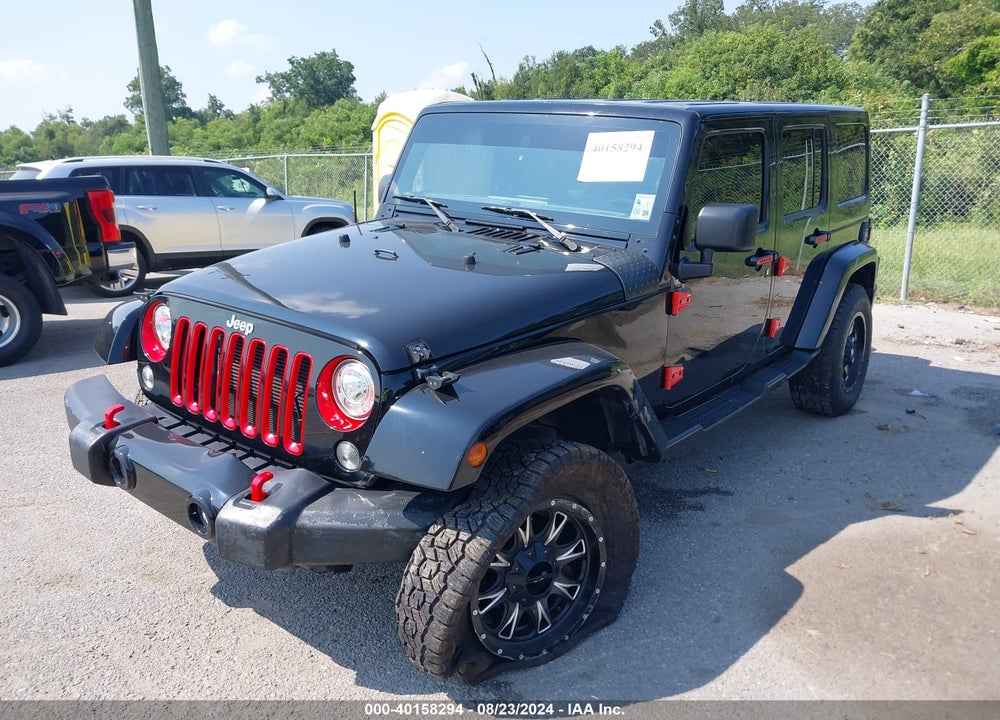2017 JEEP WRANGLER UNLIMITED SAHARA 4X4 VIN: 1C4BJWEG6HL700596