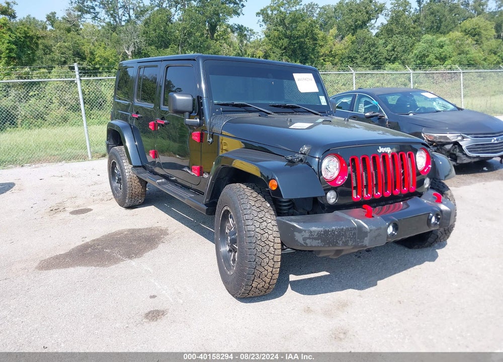 2017 JEEP WRANGLER UNLIMITED SAHARA 4X4 VIN: 1C4BJWEG6HL700596