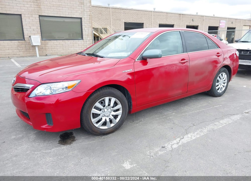 2010 TOYOTA CAMRY HYBRID VIN: 4T1BB3EK0AU116898