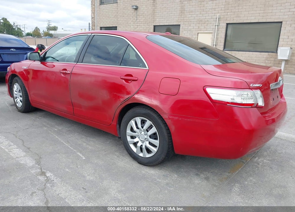 2010 TOYOTA CAMRY HYBRID VIN: 4T1BB3EK0AU116898