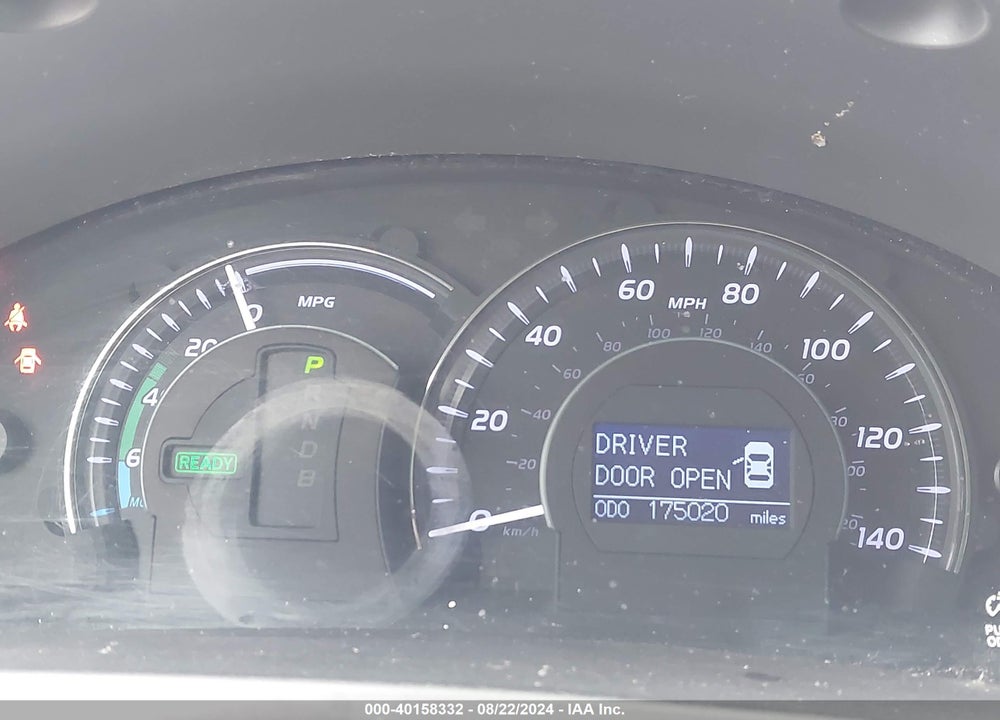 2010 TOYOTA CAMRY HYBRID VIN: 4T1BB3EK0AU116898