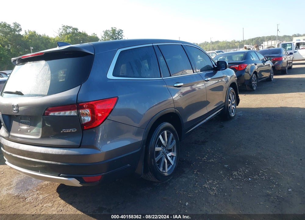 2019 HONDA PILOT EX-L VIN: 5FNYF6H57KB041024