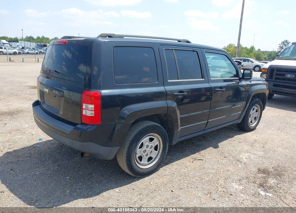 2014 JEEP PATRIOT SPORT VIN: 1C4NJPBA0ED729780