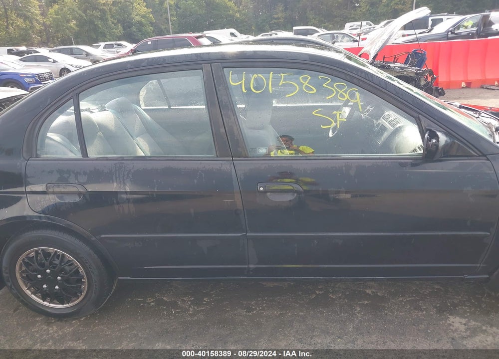 2002 HONDA CIVIC LX VIN: 1HGES16582L060975