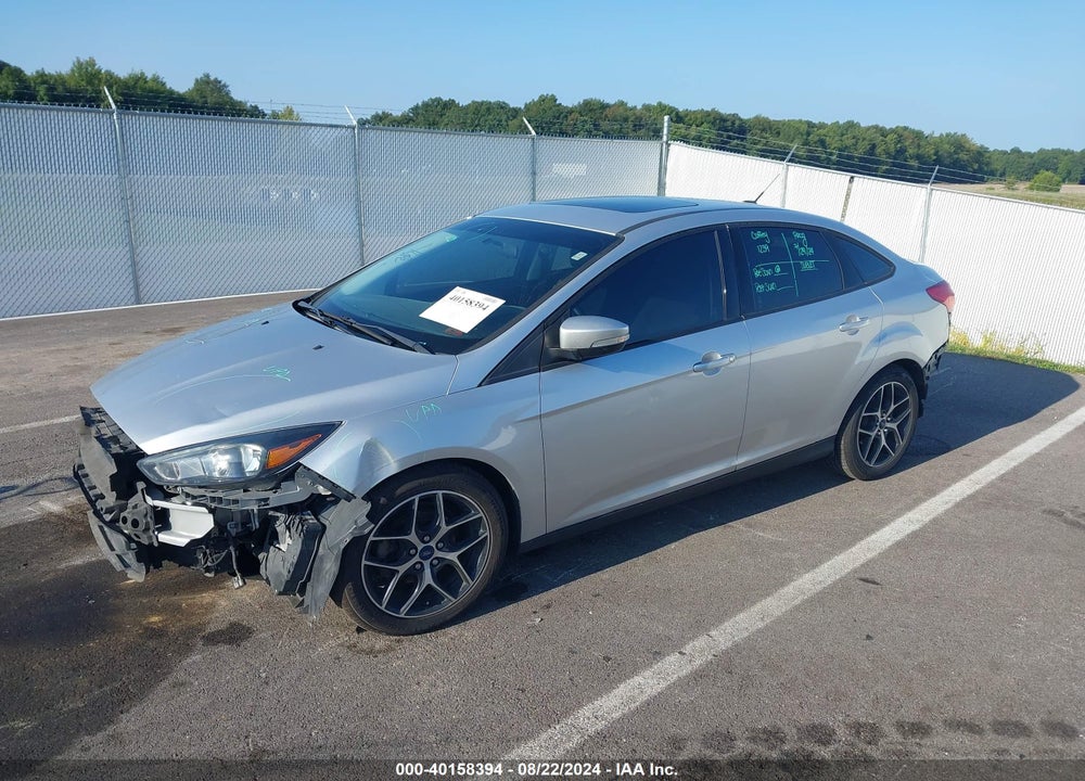 2018 FORD FOCUS SEL VIN: 1FADP3H27JL320653
