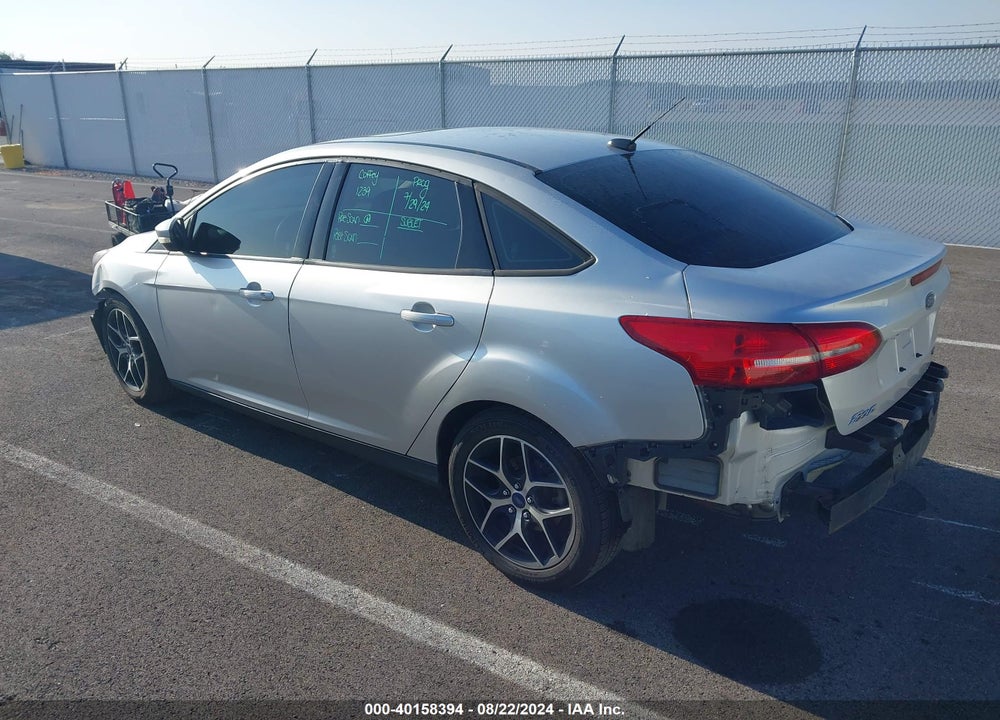 2018 FORD FOCUS SEL VIN: 1FADP3H27JL320653