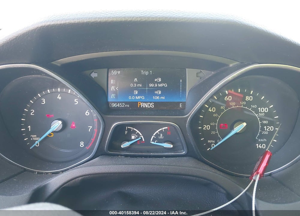 2018 FORD FOCUS SEL VIN: 1FADP3H27JL320653