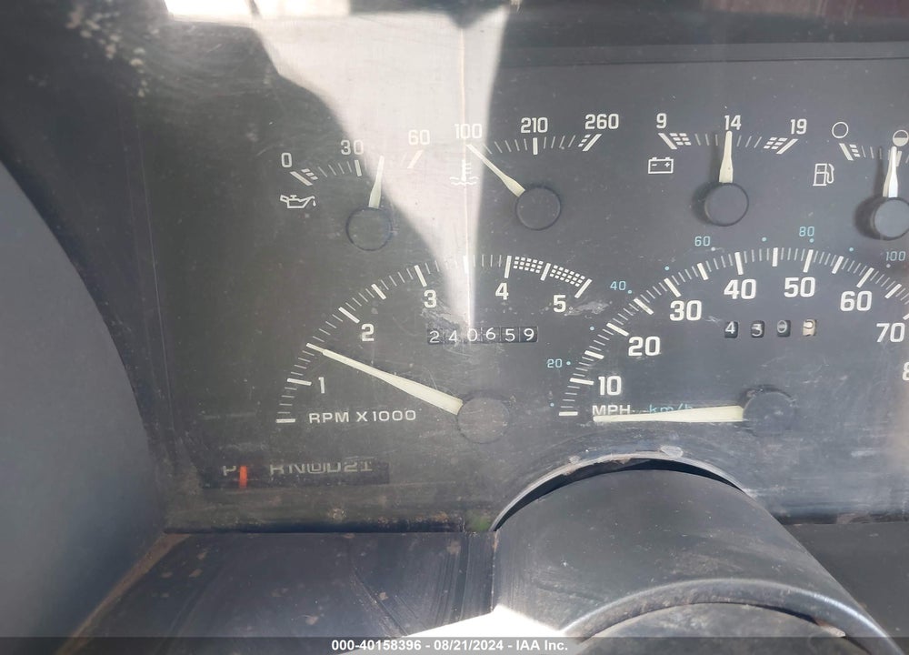 1991 CHEVROLET GMT-400 K2500 VIN: 1GCGK24NXME154539