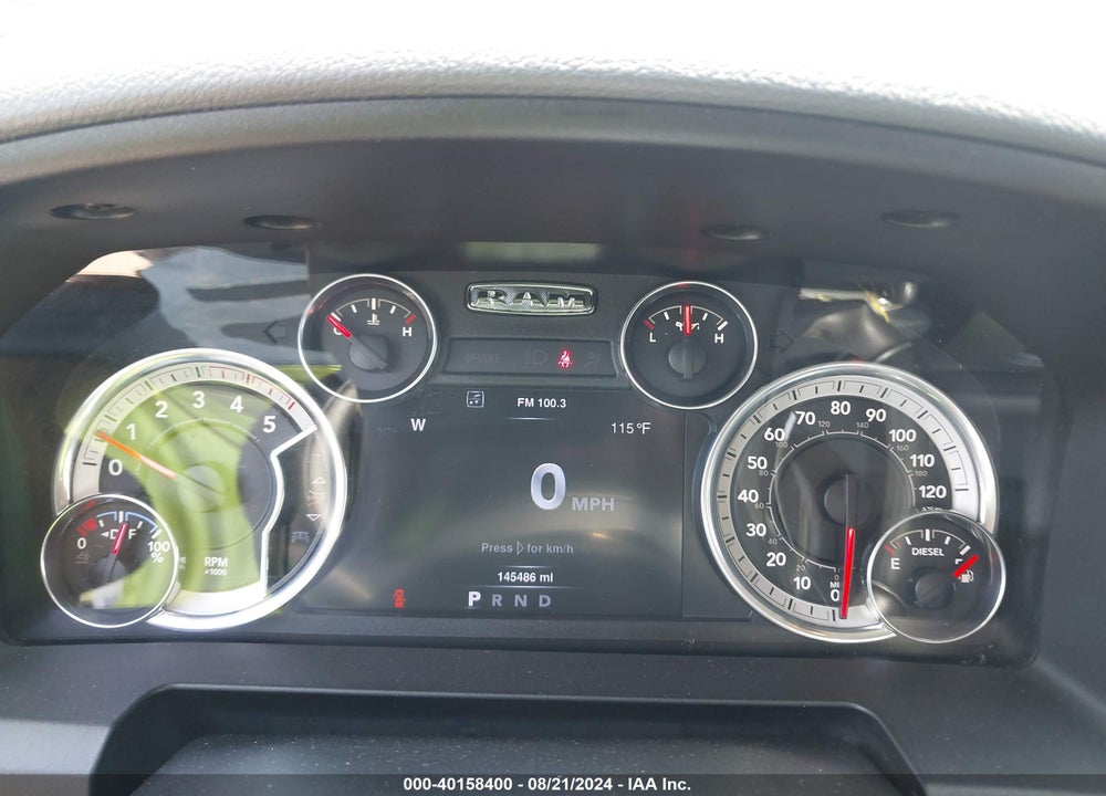 2016 RAM 2500 LONE STAR VIN: 3C6UR5DLXGG273887