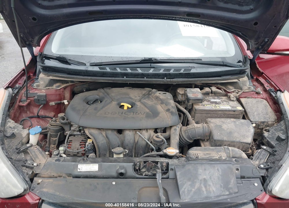 2014 HYUNDAI ELANTRA LIMITED VIN: 5NPDH4AE2EH458225