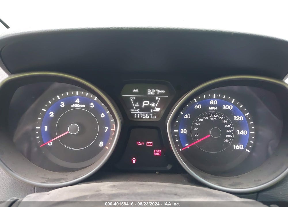 2014 HYUNDAI ELANTRA LIMITED VIN: 5NPDH4AE2EH458225