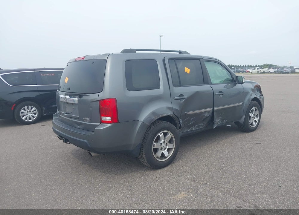 2009 HONDA PILOT TOURING VIN: 5FNYF48979B006582