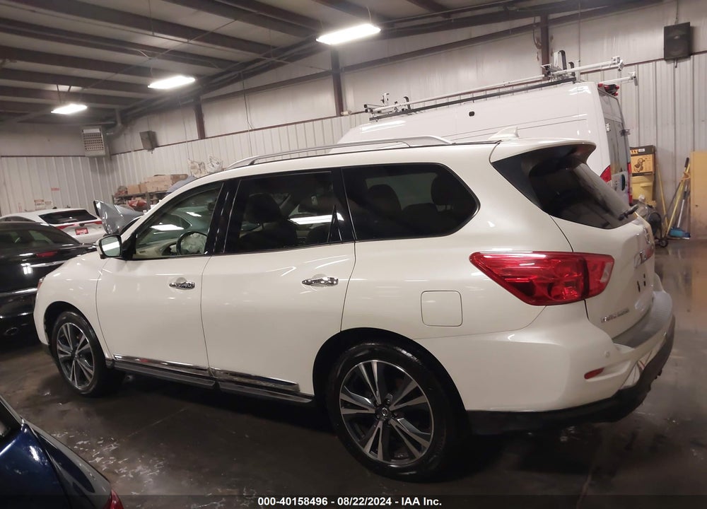 2019 NISSAN PATHFINDER PLATINUM VIN: 5N1DR2MM5KC597966