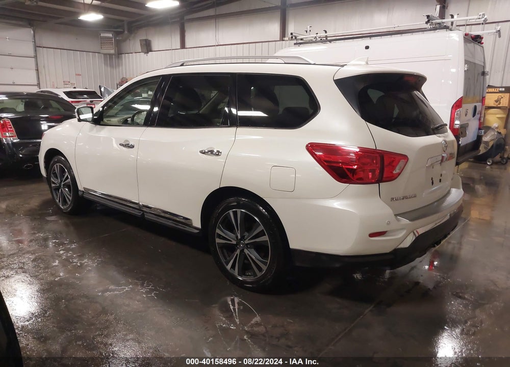2019 NISSAN PATHFINDER PLATINUM VIN: 5N1DR2MM5KC597966