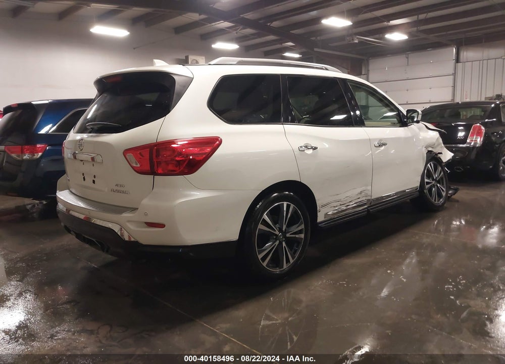 2019 NISSAN PATHFINDER PLATINUM VIN: 5N1DR2MM5KC597966