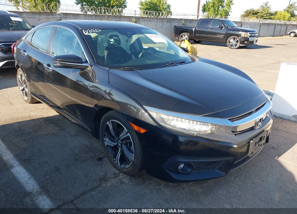 2016 HONDA CIVIC TOURING VIN: 2HGFC1F91GH643526