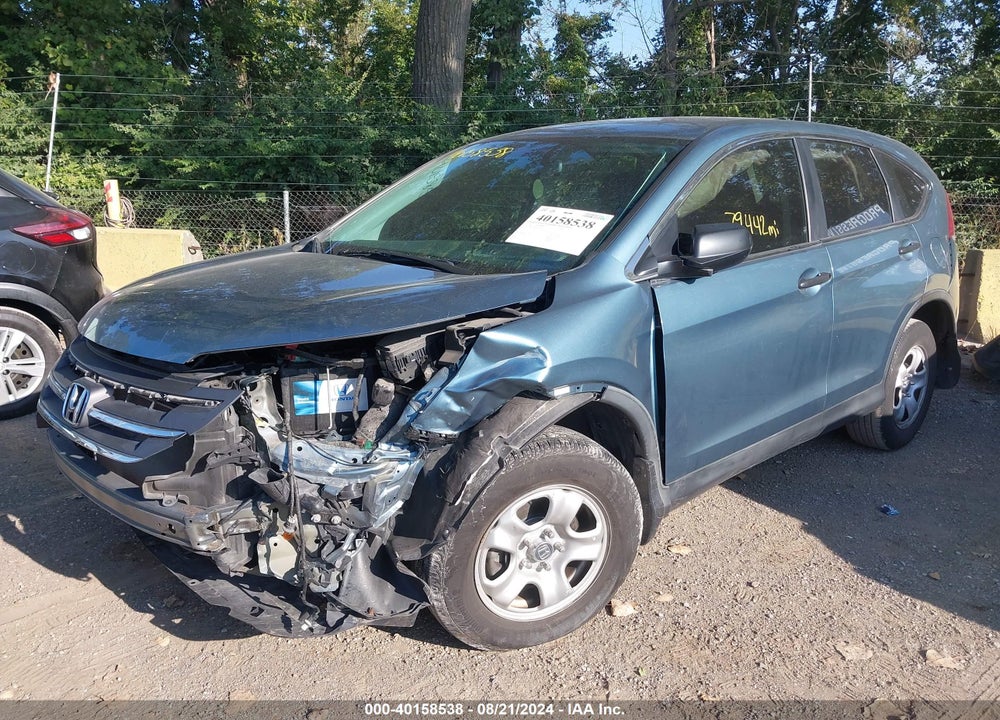 2014 HONDA CR-V LX VIN: 5J6RM3H38EL013249