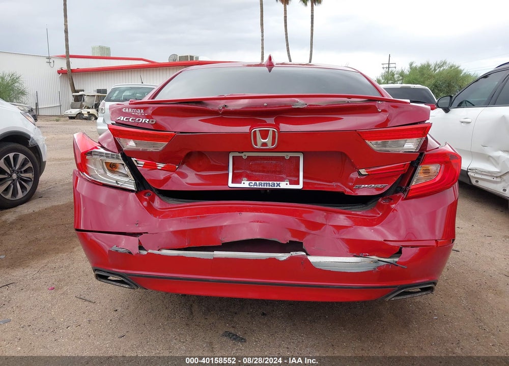 2018 HONDA ACCORD SPORT VIN: 1HGCV1F32JA187907