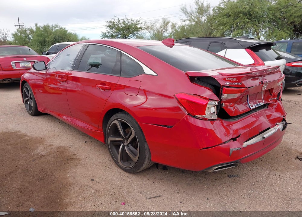2018 HONDA ACCORD SPORT VIN: 1HGCV1F32JA187907