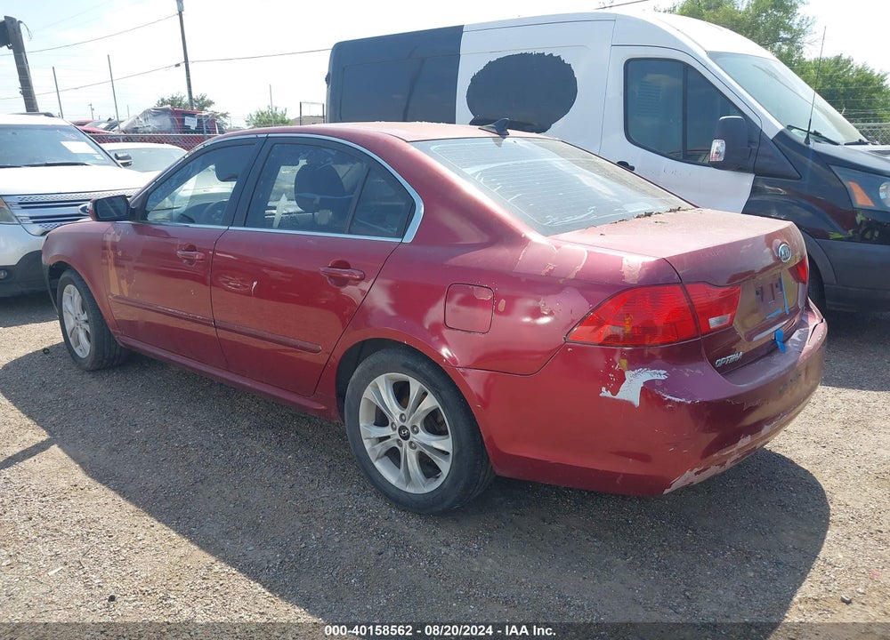 2009 KIA OPTIMA LX VIN: KNAGE228X95331826