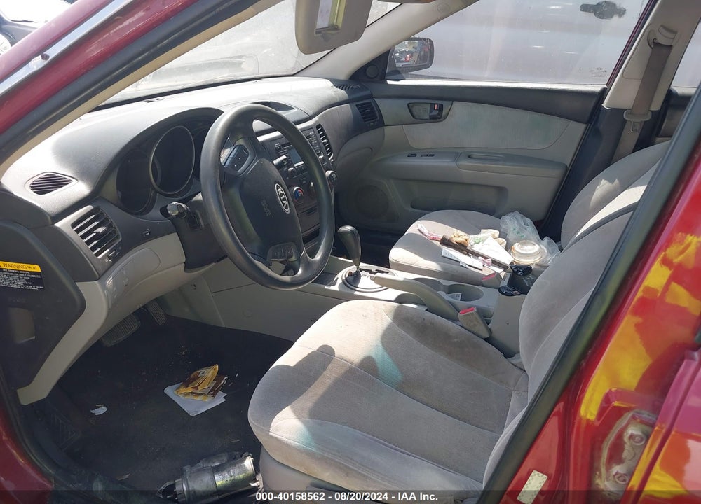 2009 KIA OPTIMA LX VIN: KNAGE228X95331826