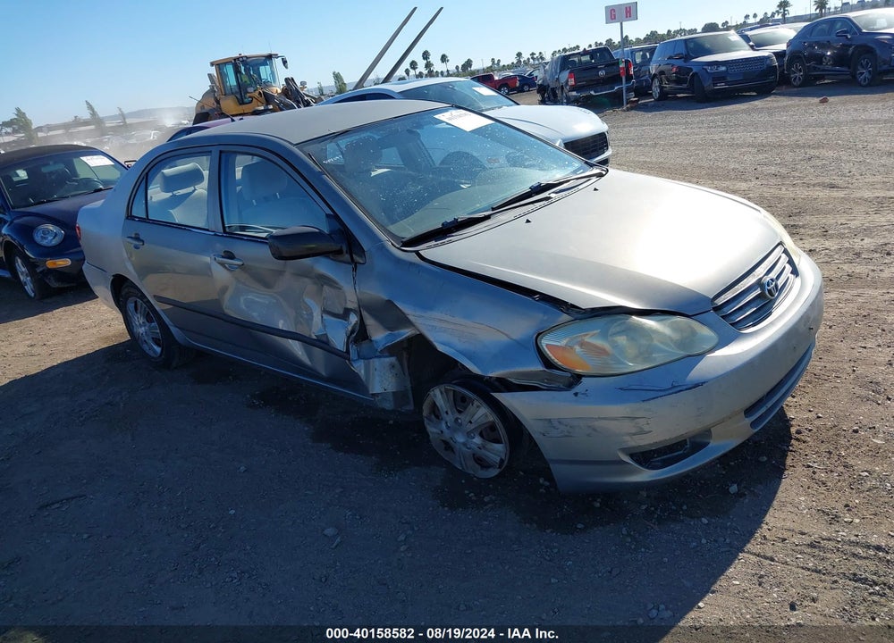 2003 TOYOTA COROLLA CE VIN: JTDBR32EX30042298