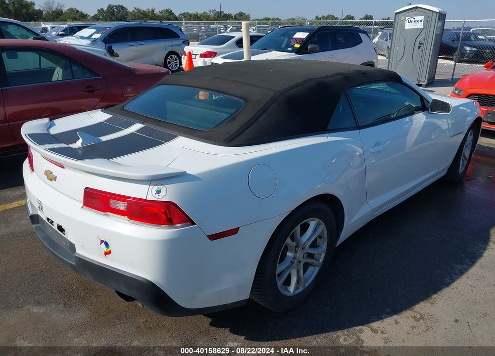 2015 CHEVROLET CAMARO 1LT VIN: 2G1FD3D31F9263769