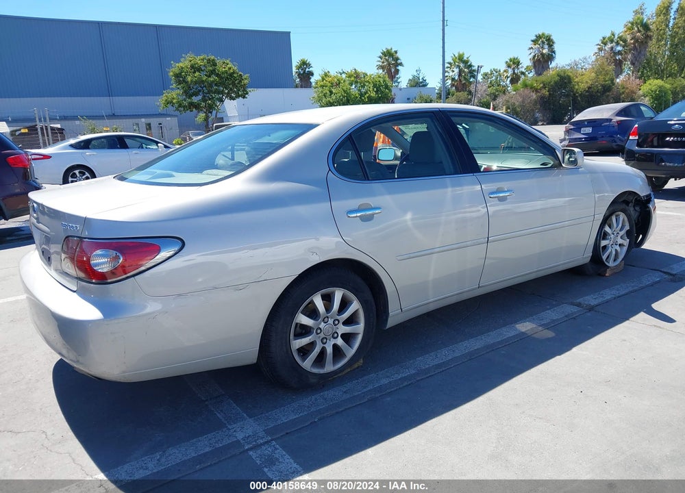 2004 LEXUS ES 330 VIN: JTHBA30G745030043