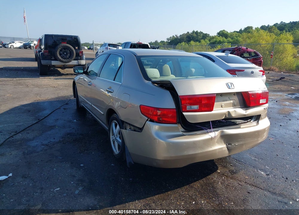 2005 HONDA ACCORD 2.4 EX VIN: 1HGCM567X5A041418