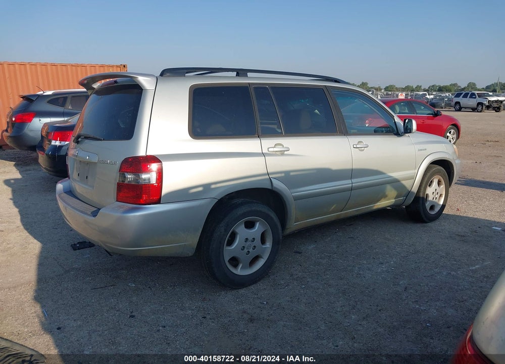 2004 TOYOTA HIGHLANDER LIMITED V6 VIN: JTEDP21A140003989