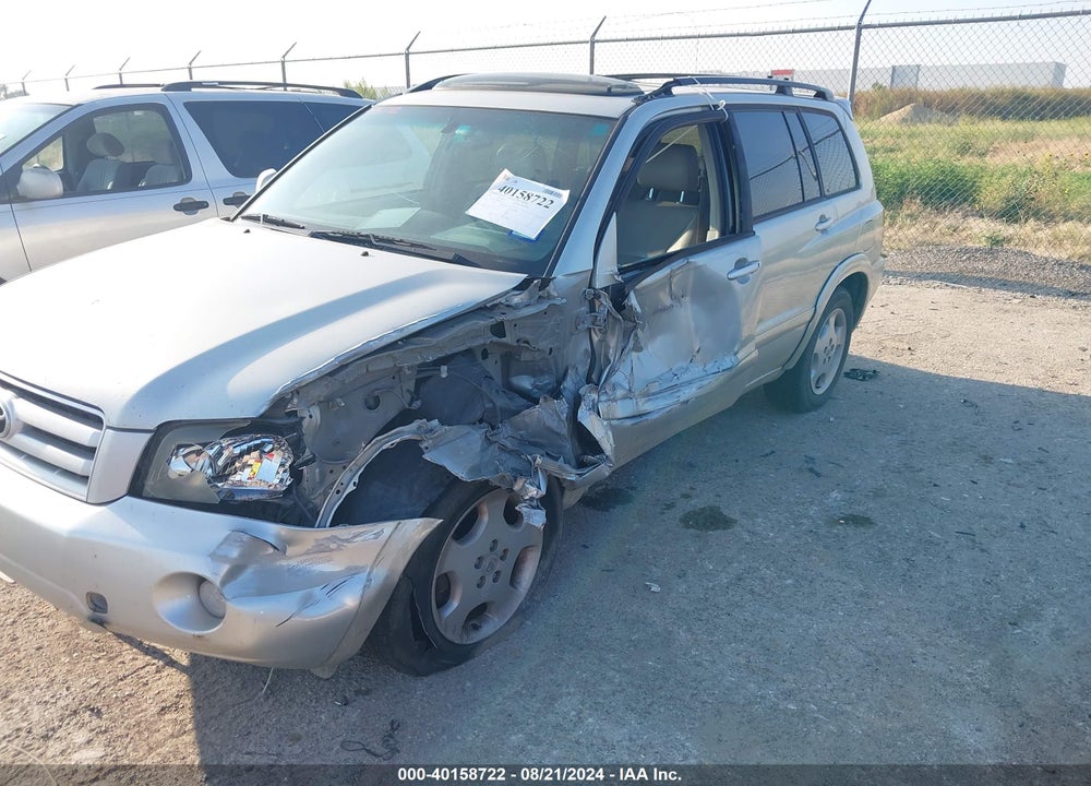 2004 TOYOTA HIGHLANDER LIMITED V6 VIN: JTEDP21A140003989