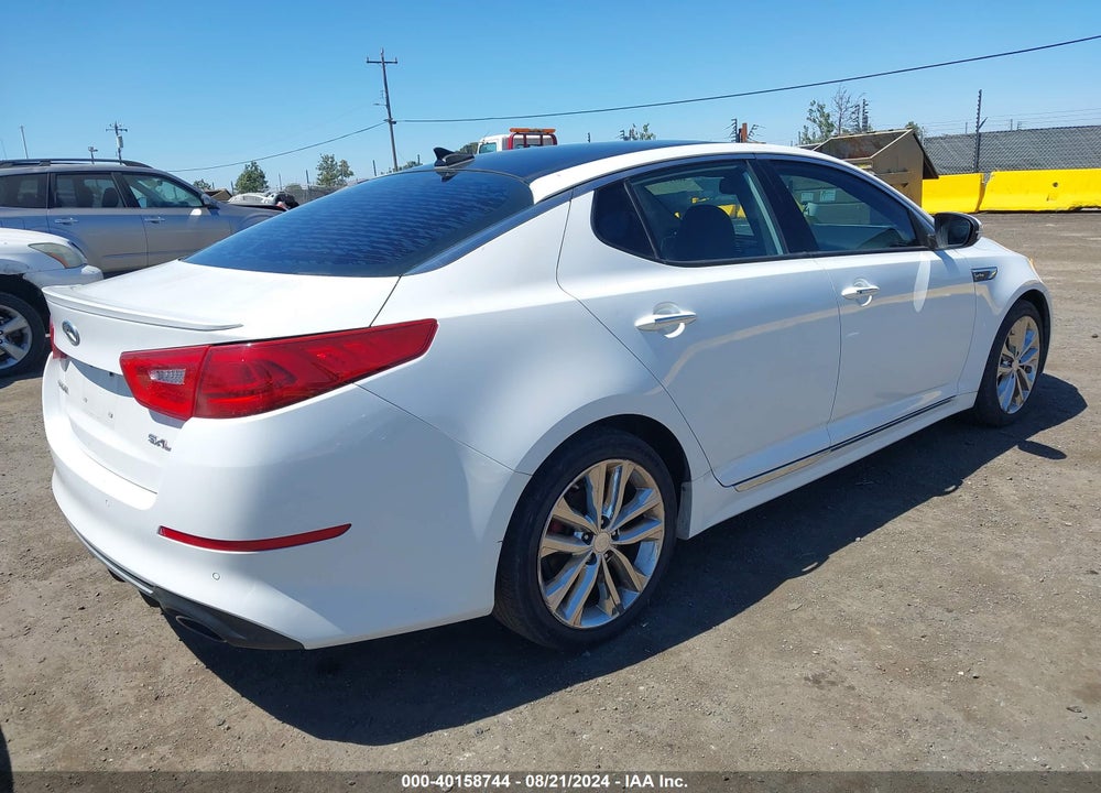 2015 KIA OPTIMA SXL TURBO VIN: 5XXGR4A69FG449506