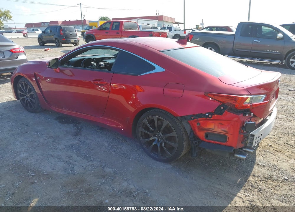 2015 LEXUS RC-F VIN: JTHHP5BC5F5003599
