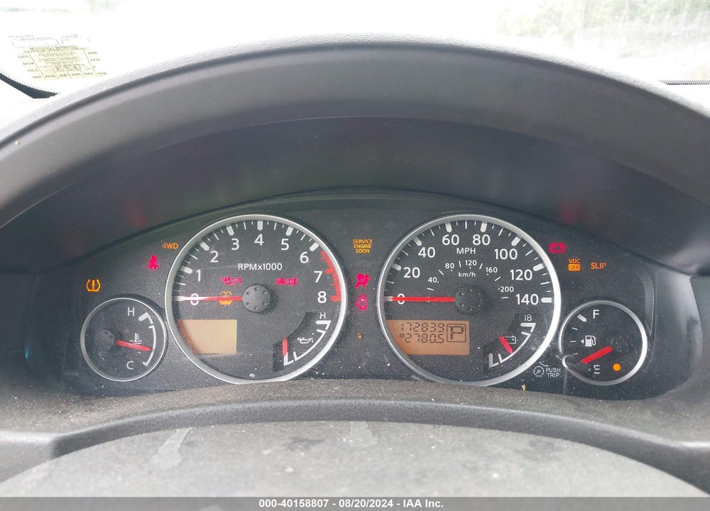 2009 NISSAN PATHFINDER SE VIN: 5N1AR18B89C612489