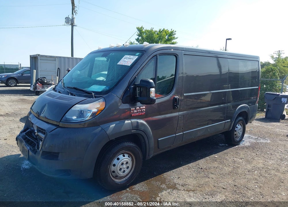 2018 RAM PROMASTER 1500 LOW ROOF 136 WB VIN: 3C6TRVAG1JE145267
