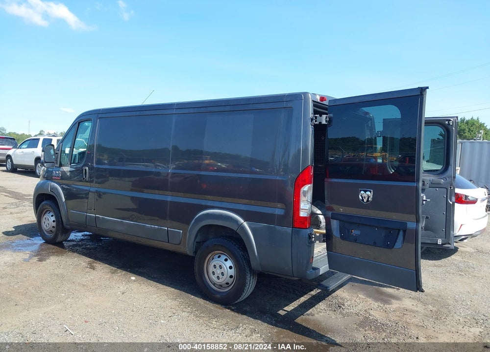 2018 RAM PROMASTER 1500 LOW ROOF 136 WB VIN: 3C6TRVAG1JE145267