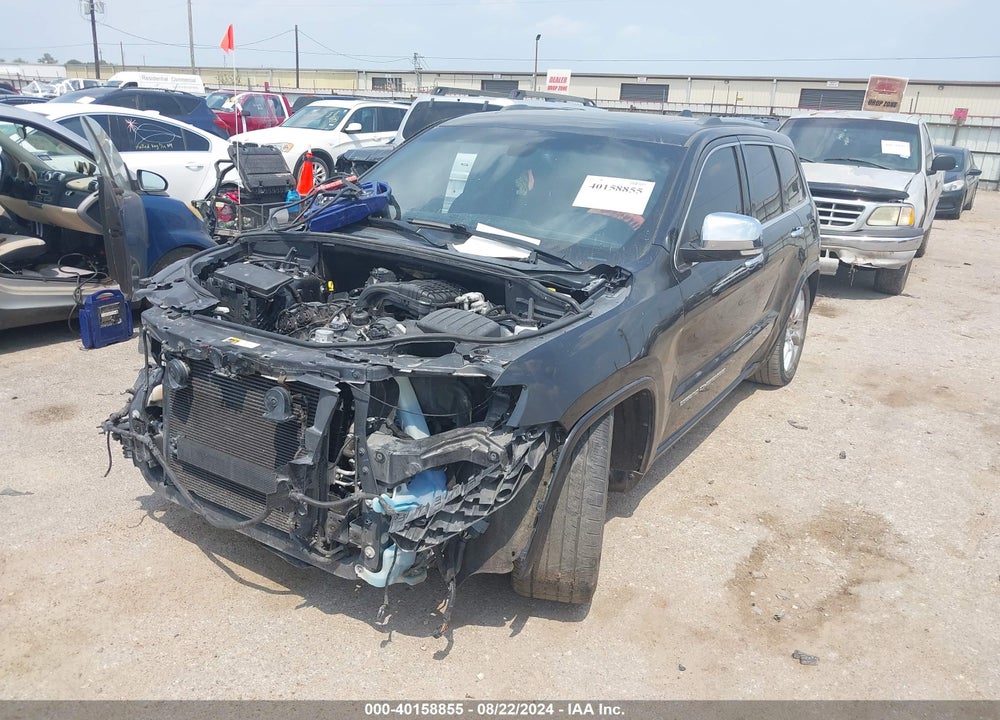 2015 CHEROKEE JEEP GRAND  OVERLAND VIN: 1C4RJFCGXFC607806