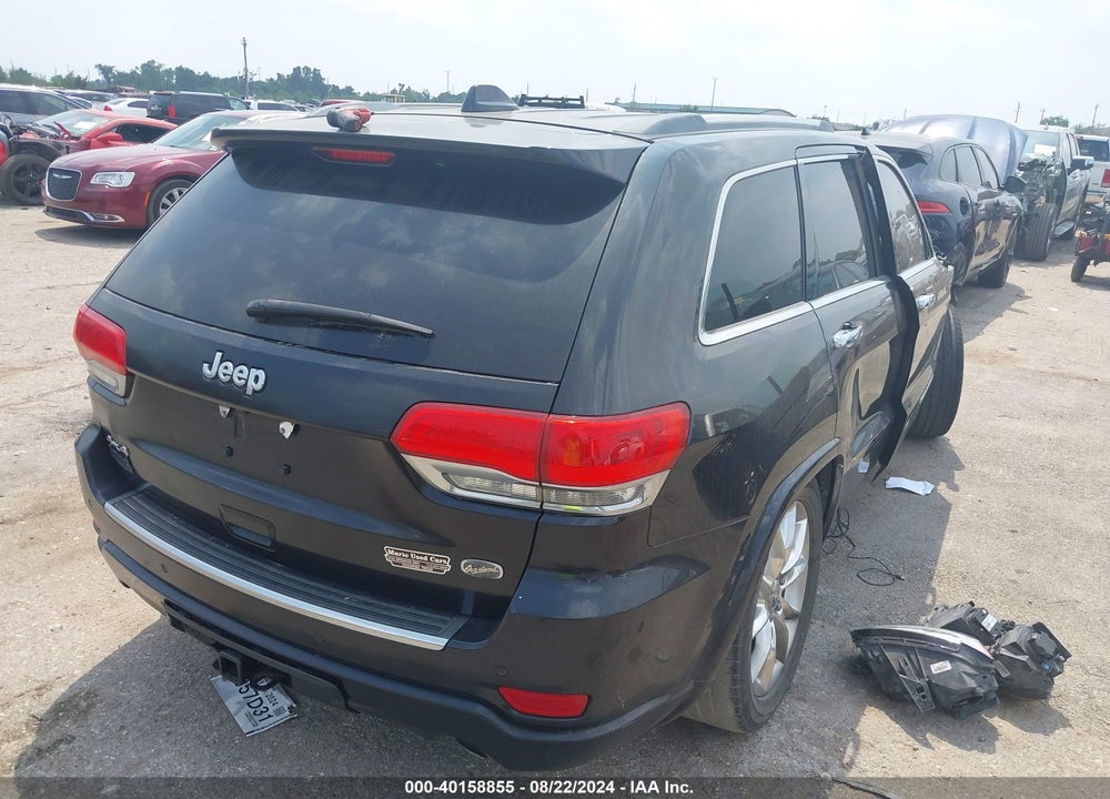 2015 CHEROKEE JEEP GRAND  OVERLAND VIN: 1C4RJFCGXFC607806