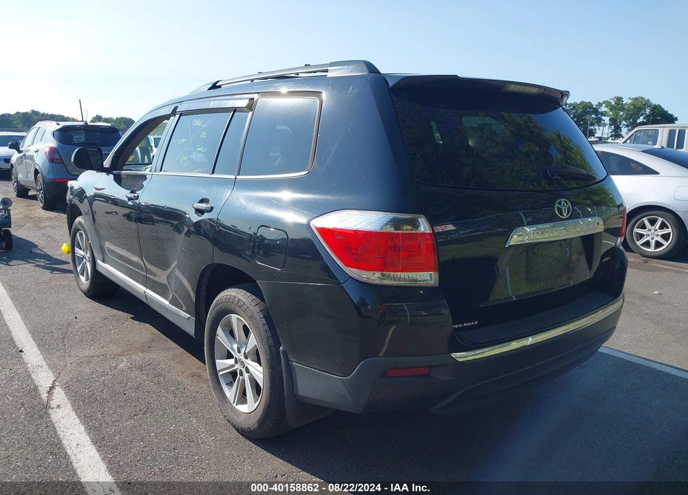 2013 TOYOTA HIGHLANDER SE V6 VIN: 5TDBK3EH4DS189581