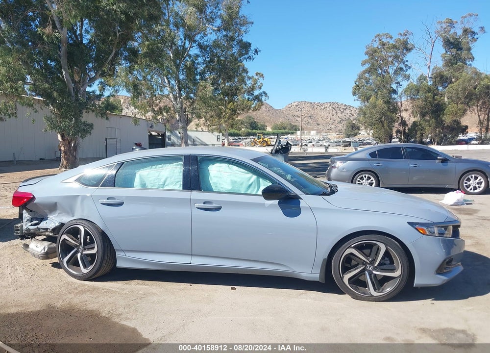 2022 HONDA ACCORD SPORT VIN: 1HGCV1F38NA080494