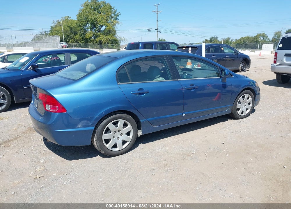 2007 HONDA CIVIC LX VIN: 1HGFA16597L048171