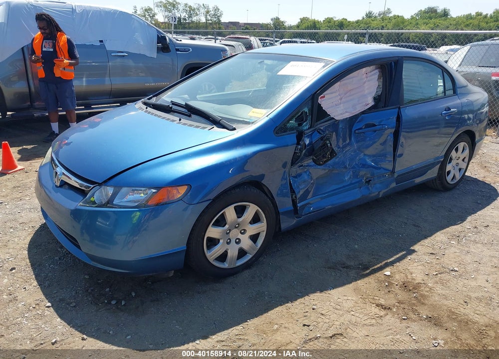 2007 HONDA CIVIC LX VIN: 1HGFA16597L048171