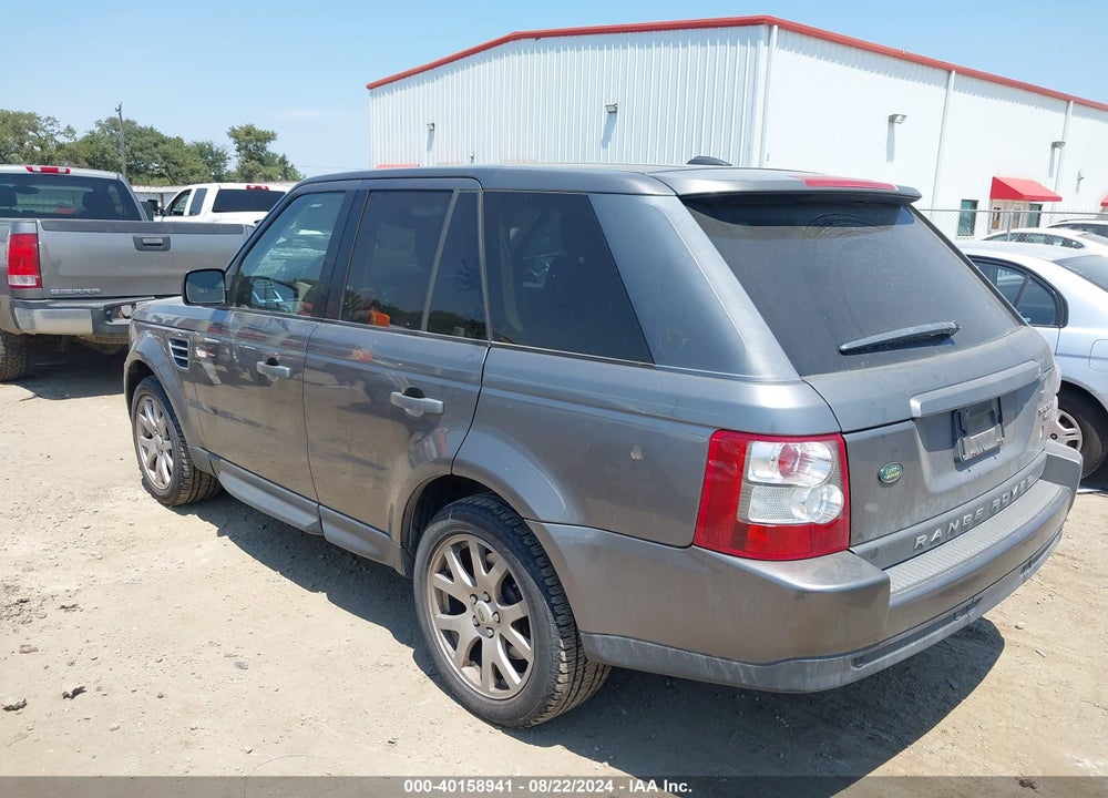 2009 LAND ROVER RANGE ROVER SPORT HSE VIN: SALSK25439A197269