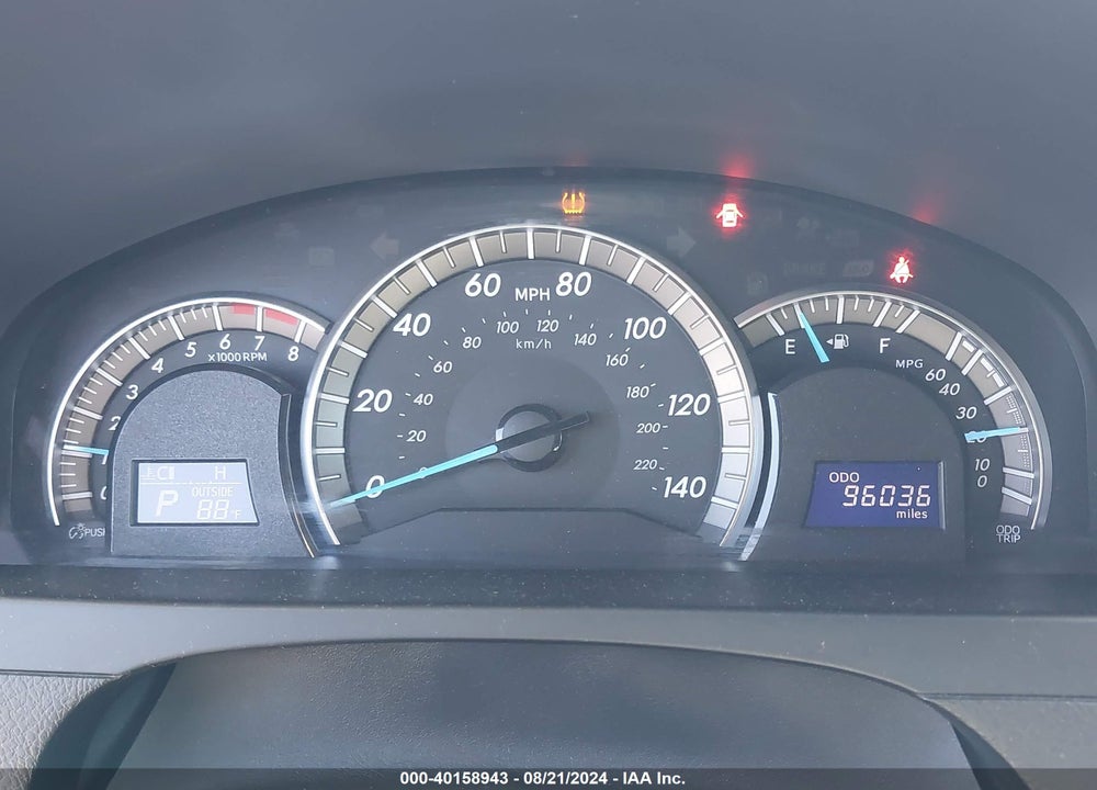 2013 TOYOTA CAMRY SE VIN: 4T1BF1FK9DU226912
