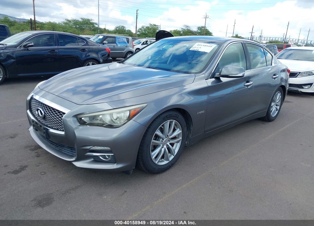 2014 INFINITI Q50 HYBRID PREMIUM VIN: JN1AV7AP4EM691739
