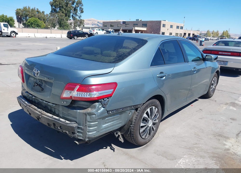 2010 TOYOTA CAMRY LE VIN: 4T4BF3EK6AR021434